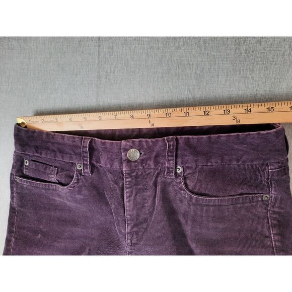 Women's Purple Flared Pants - Picture 3 of 9